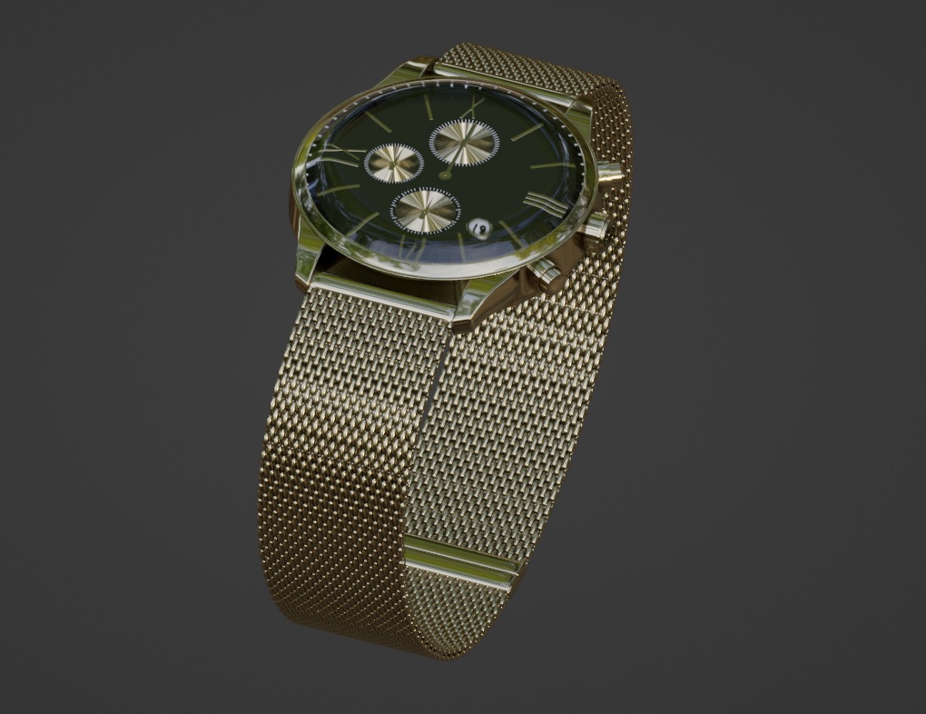 Gold watch preview image 2